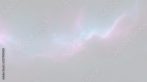 Transparent png of a dreamy starry night sky with glowing soft light cosmic nebula clouds overlay with faint scattered stars and a bright shining celestial light effect space star galaxy spark design