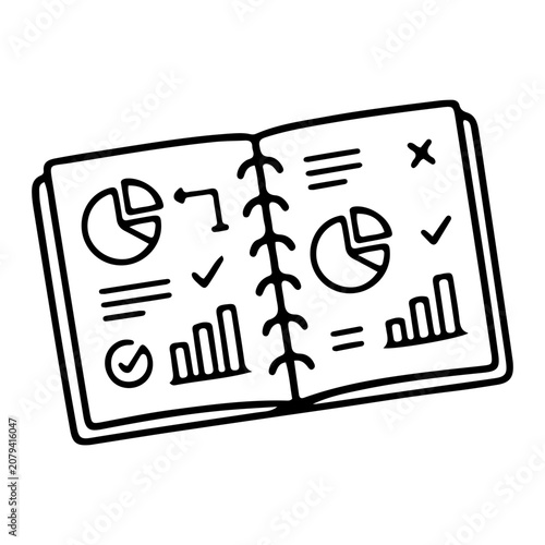 Hand Drawn Math Equations and Symbols Sketch on Notebook Paper Doodle Style