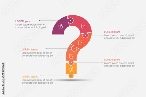 Question Mark Diagram Slide Template