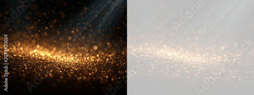 Transparent PNG overlay of glowing orange dust particles with shiny sparkling effect and light bokeh abstract festive decoration background with magical glitter and soft floating elements sparkle dot