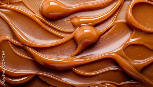 The Backdrop With Alluring Glossy Caramel Texture Tempts The Senses