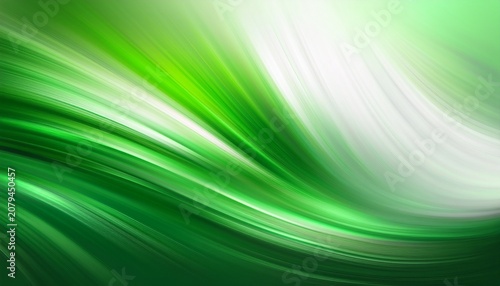 Green And White Abstract Motion Blur Background For Digital Design