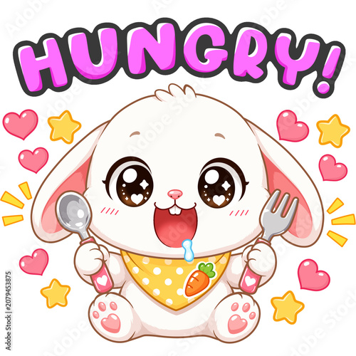 Hungry Otter Animal Clipart