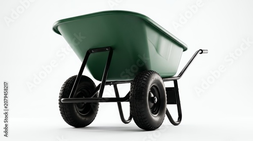 old rusty wheelbarrow