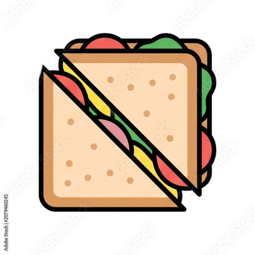 Sandwich vector icon