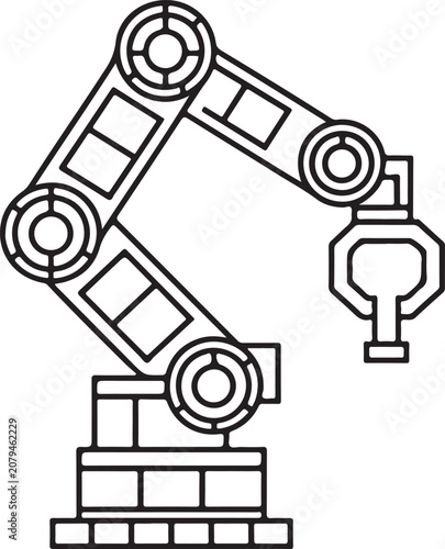 Advanced Industrial Robotic Arm for Modern Manufacturing Production