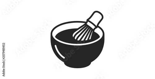 Konstfotografi Shaving Brush and Bowl Vector Illustration