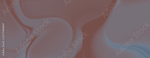 Abstract fluid gradient background with glossy organic shapes in brown and dark gray tones