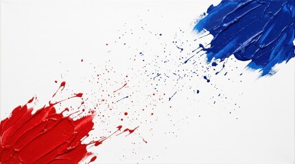 Patriotic Paint Splash Background Design