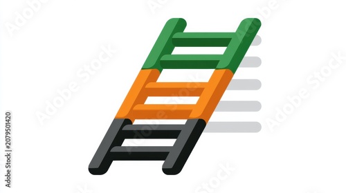 Ladder graphic shows three rungs in different colors representing states of the autonomic nervous system.