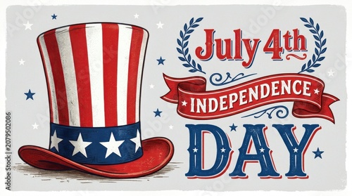 Patriotic Independence Day Design