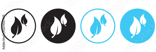 Photos Two leaves icon