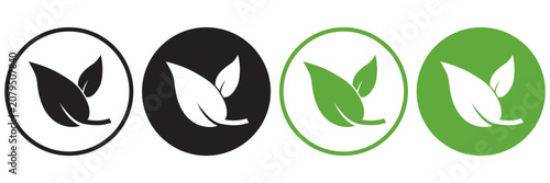 Photos Two leaves icon