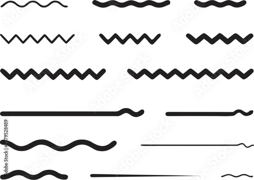 vector illustration of a set of blue and white arrows