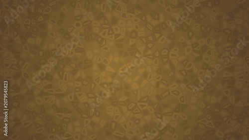 Abstract coffee gold gradient animation featuring a moving cellular texture that resembles germs, microbes, or organic cells.