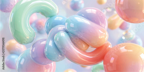 фотографія Iridescent Abstract Liquid Glass Background with Pastel Neon Light
Holographic F