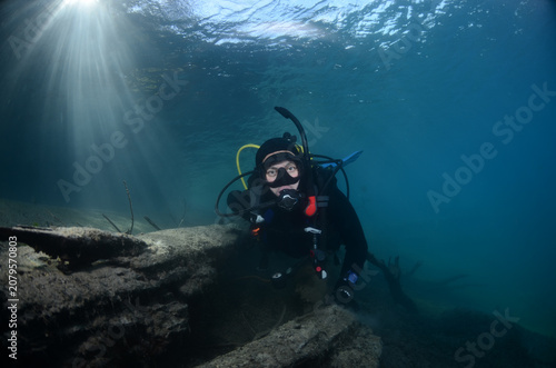 Buceo en Lago