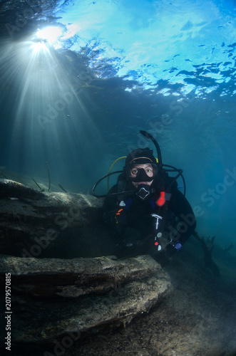 Buceo de altura.