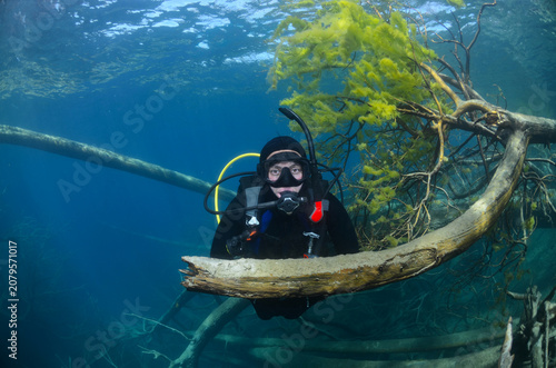 Buceo de montaña.