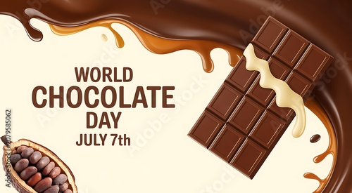 World chocolate day celebration on july 7th
