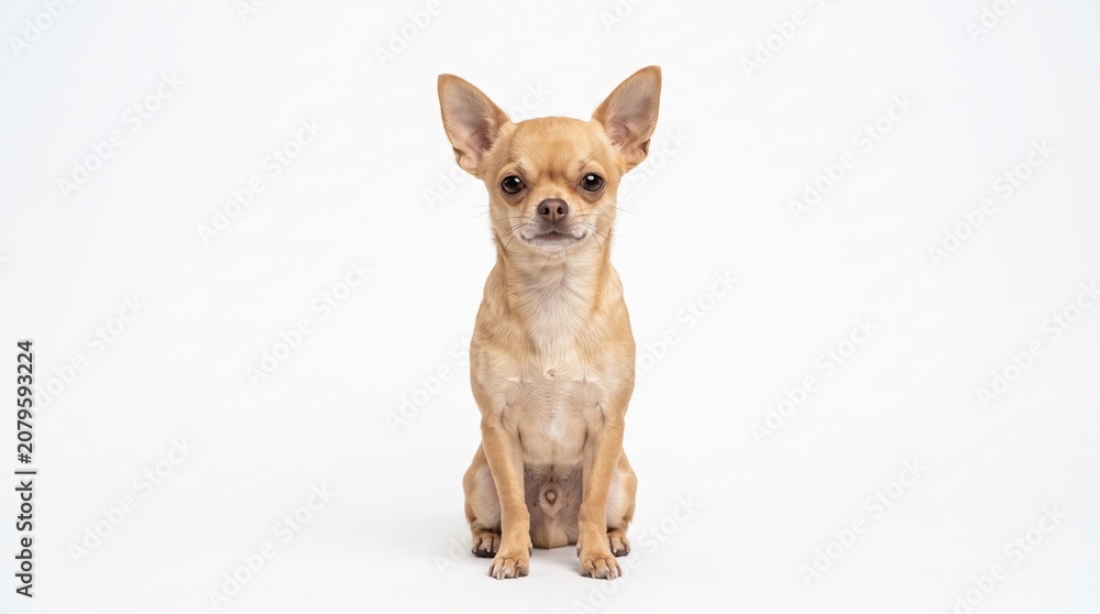 Obraz premium Chihuahua on a white background