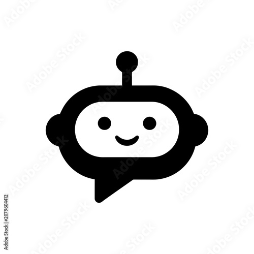AI Chatbot Conversation Interface Icon