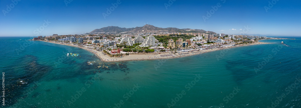 Obraz premium panoramic view of Benalmadena