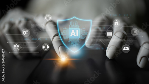 Fotografía AI assists in designing real-time cybersecurity systems that automate defense mechanisms, detect digital threats, and strengthen secure network operations