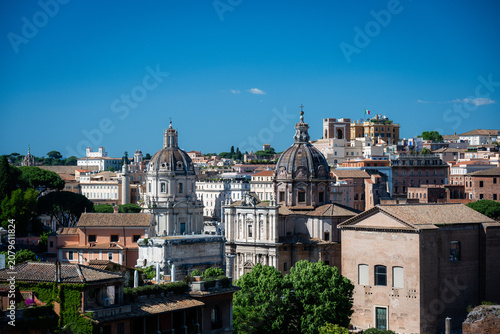 Photography Roman Forum and Churches Cityscape Skyline Rome Italy