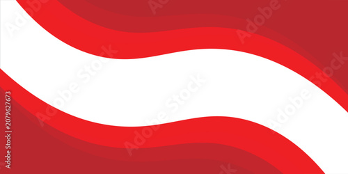 Abstract red wavy business background. Vector illustration