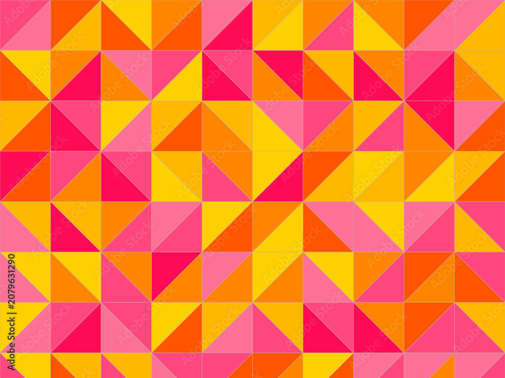 Obraz premium Bold Two Tone Triangle Grid Modern Abstract Background