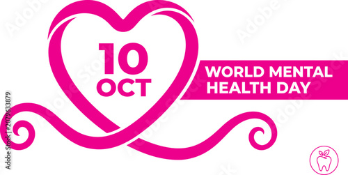 Konstfotografi World mental health day awareness ribbon green october 10th
