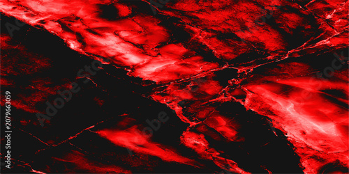 Foto Abstract deep red and black marble texture, a dramatic and intense visual with a luxurious feel, suggesting power or passion