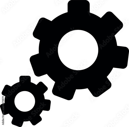 gear icon vector illustration