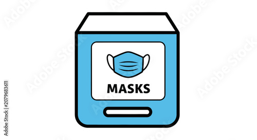Face Mask Storage Box for Safety and Protection