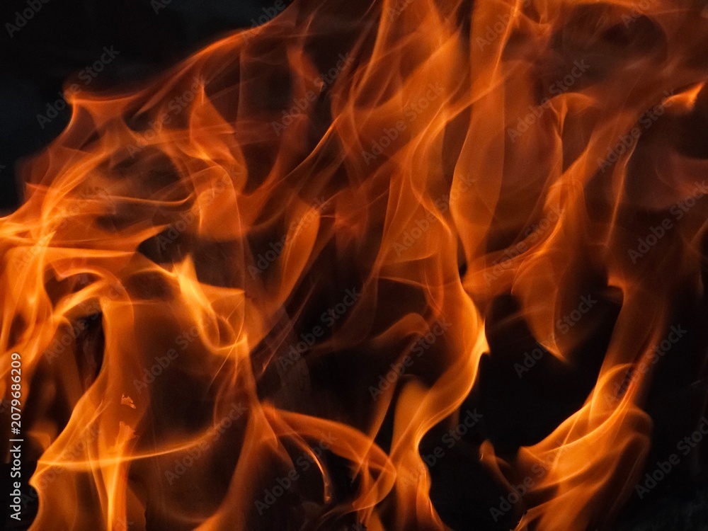 Fototapeta premium fire flames background