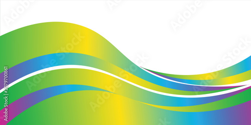 Dynamic Color Lines Splashes Pattern. Vector Background with Flowing Rainbow Lines. Curve and Wave Swirl Ribbons Bg.