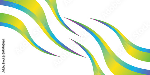 Dynamic Color Lines Splashes Pattern. Vector Background with Flowing Rainbow Lines. Curve and Wave Swirl Ribbons Bg.