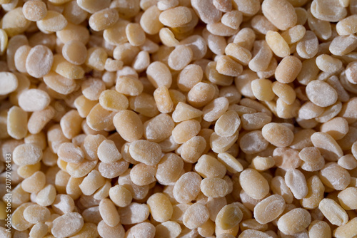 Photography White Urad Dal (Split Black Gram Without Skin) Close Up Photos