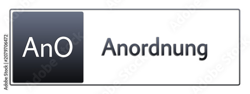 AnO - Anordnung - Jura Rechts Abkürzung