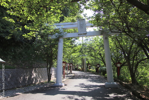 福津市の宮地嶽神社の奥宮参道