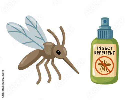 Foto Mosquito and insect repellent spray set