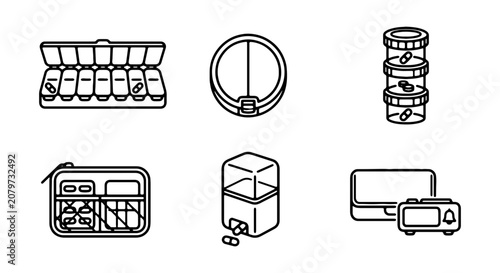 Pill Organizers, Medicine Cases, Health Storage Solutions, Daily Pill Boxes