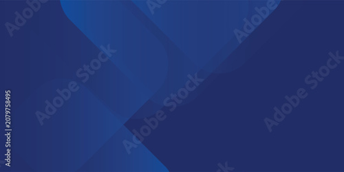 Obraz na płótnie Abstract blue background with glowing geometric lines