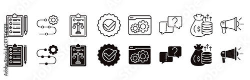 Foto Guideline icon set