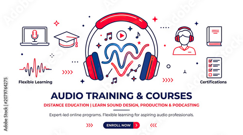 Konstfotografi Audio Training & Courses - Headphones, Music, Learning, Podcasting
