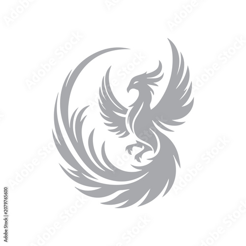 Phoenix Bird Silhouette