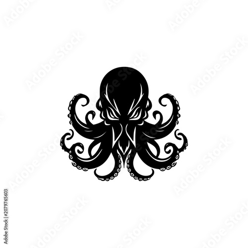 Stylized octopus logo