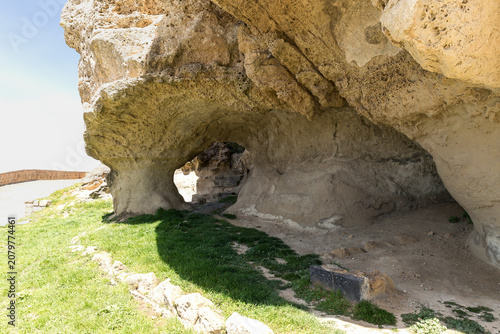 Natural Sigths of The Cerere Rock (Rocca di Cerere) in Enna, Sicily, Italy.