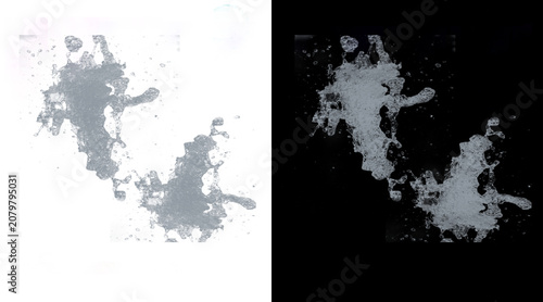 Obraz na płótnie Detailed 3D visualization of a complex molecular structure showcasing intricate